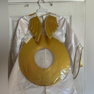 Kids Angel Costume with Gold Accents